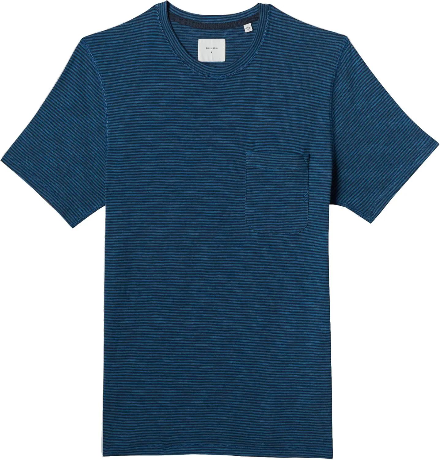 Billy Reid Men's Feeder Stripe Pocket Tee