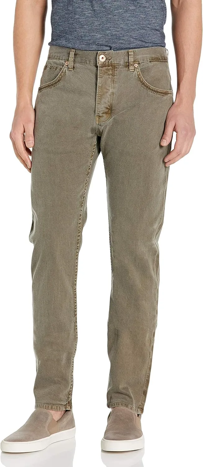 Billy Reid Men's Garment Dyed Selvedge Slim Jean