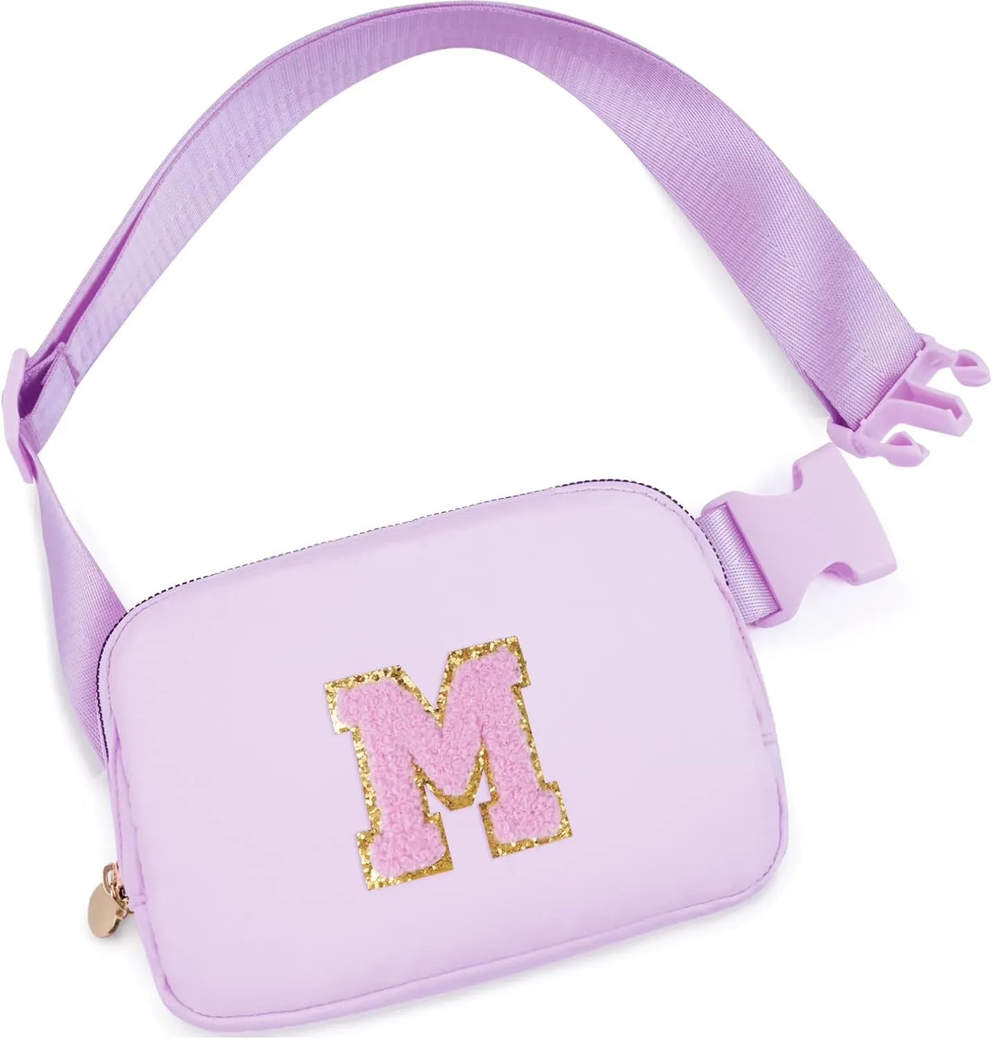 Birthday Gifts for 6 7 8 9 10 11 12 13 Year Old Girls,Fanny Pack Belt Bag Crossbody Bags for Women Girls Kids,Fashion Waist Packs Cute Teen Trendy Stuff Travel Essentials | Lavender,M