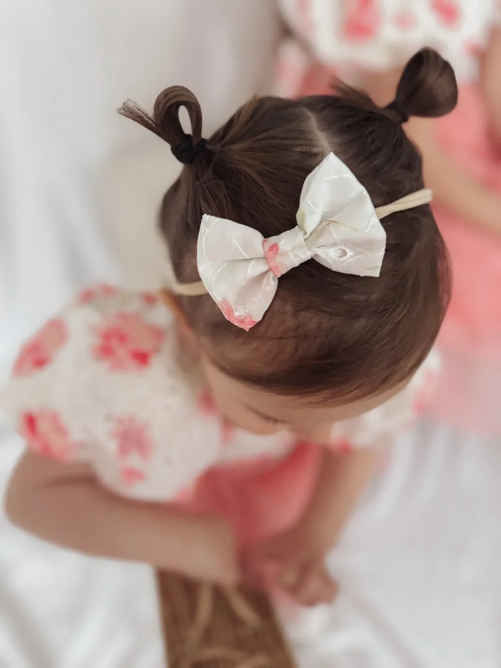 Blossom Puff Sleeve Girls Baby Romper