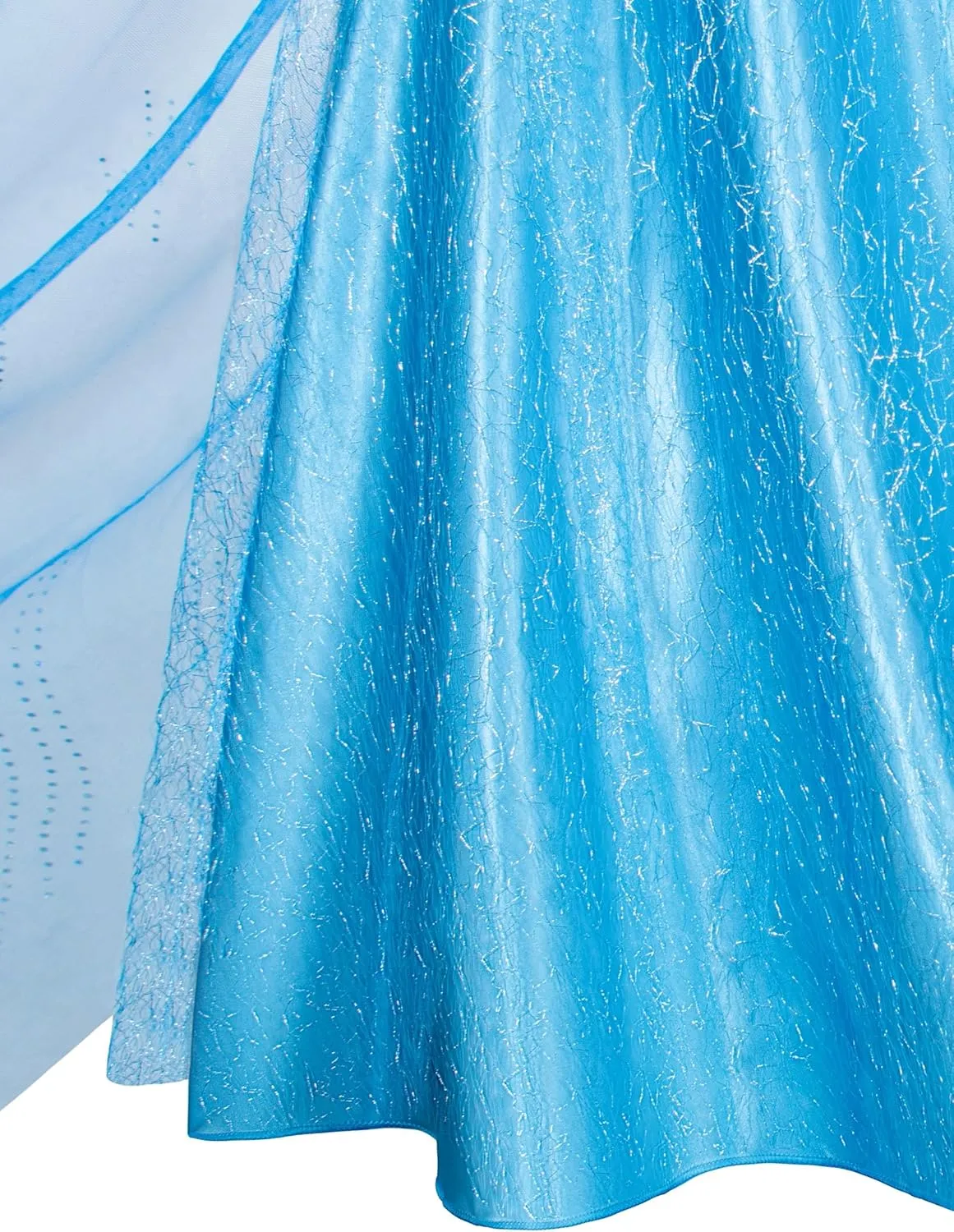 Blue Princess Costumes for Little Girls Dress Up Birthday Party with Accessories