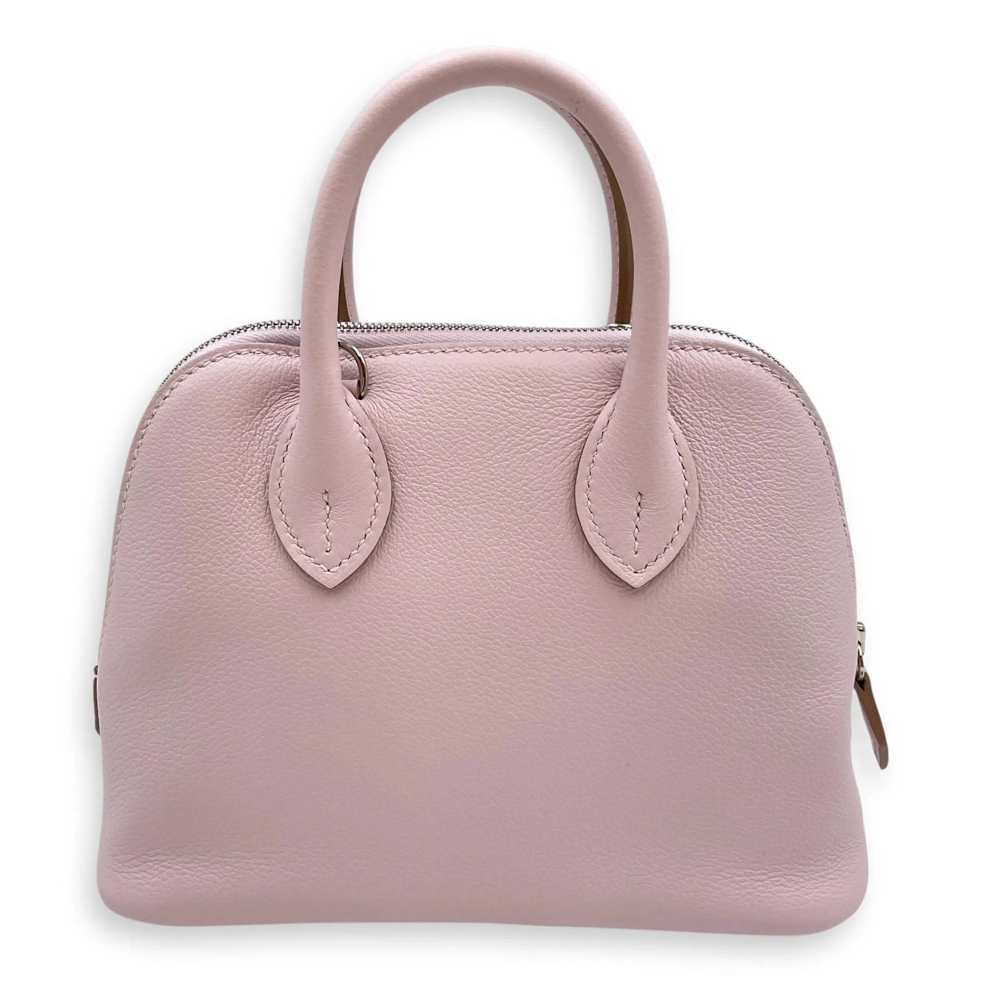 Bolide 1923 Mini Mauve Pale/Vert Vertigo in Evercolor, Palladium hardware