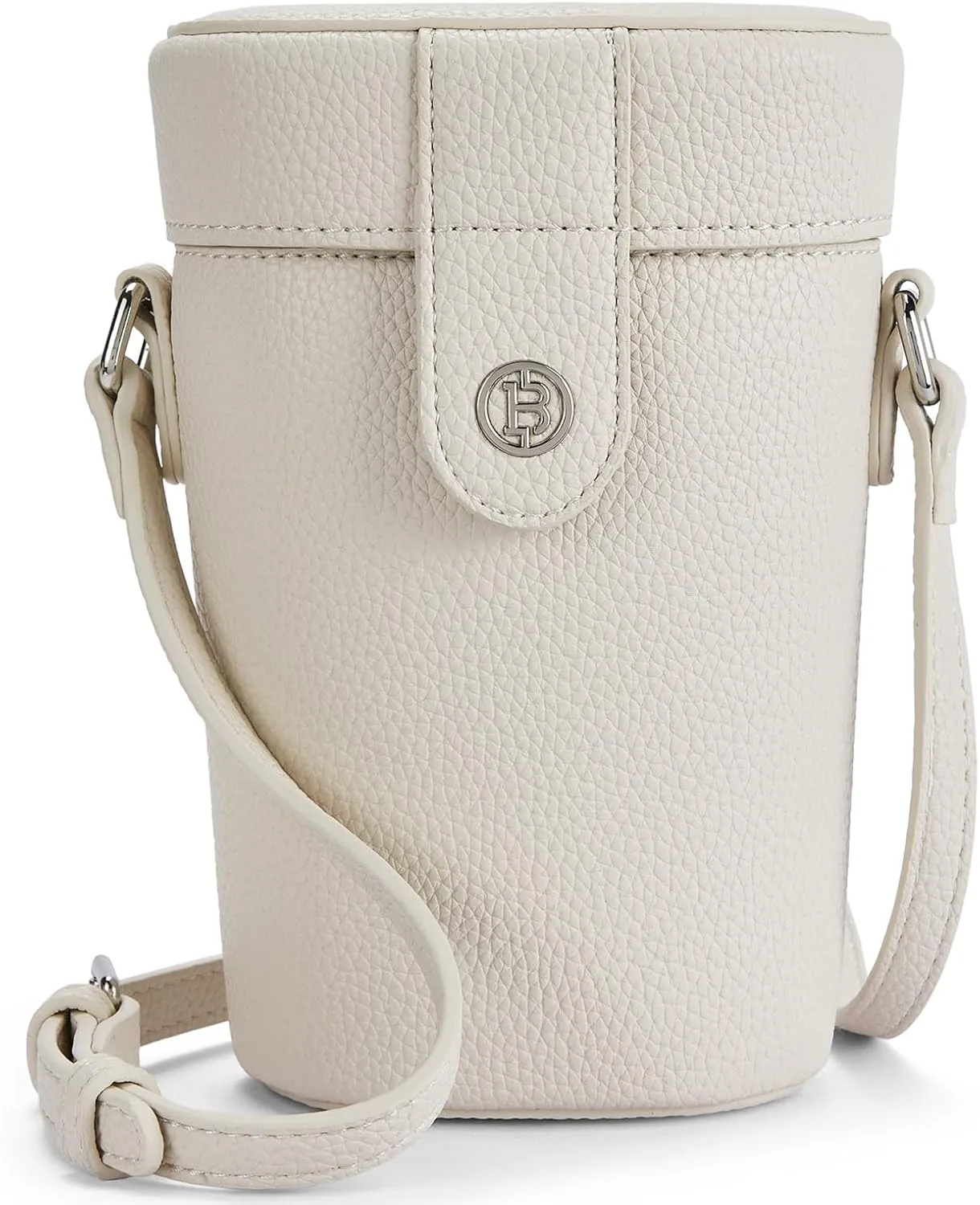 BOSTANTEN Mini Bucket Crossbody Bags for Women Vegan Leather Small Shoulder Bag with Adjustable Strap
