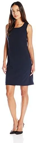 Briggs New York Women's Petite Bistretch Sleeveless Sheath Dress