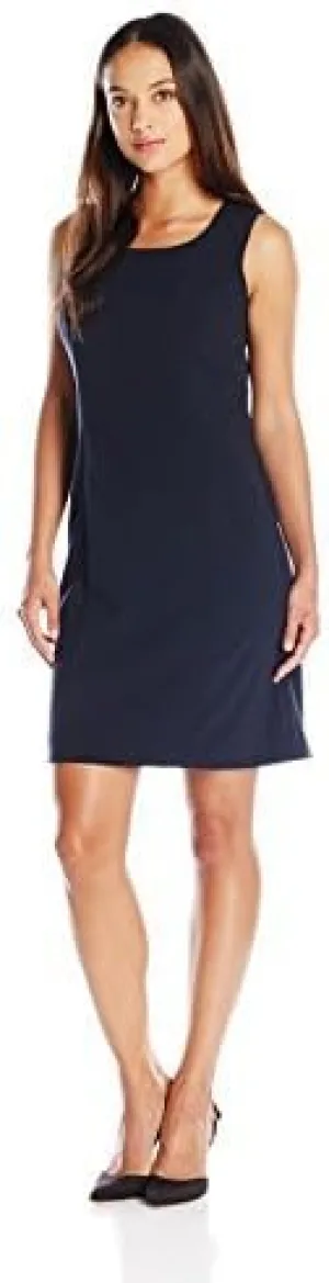 Briggs New York Women's Petite Bistretch Sleeveless Sheath Dress