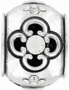 Brighton Crystal Breeze Bead - Silver/Stone