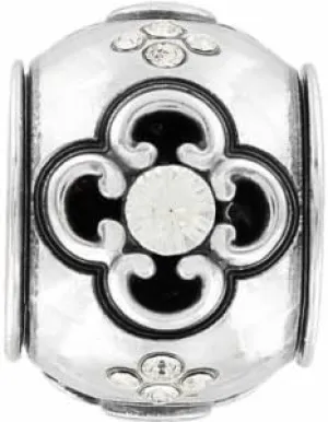 Brighton Crystal Breeze Bead - Silver/Stone