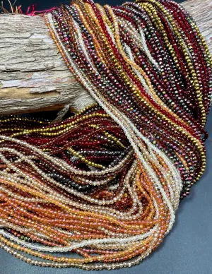 BULK! Beautiful Multicolor Crystal Beads Faceted 3mm Round Shape Beads, Gorgeous Multicolor Crystal Glass Beads, Great Quality Full Strands 14"