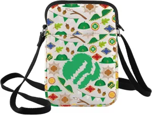 BWWKTOP Scout Crossbody Bag Scout Troop Gift Scouts Leader Shoulder Bag Camping Merch