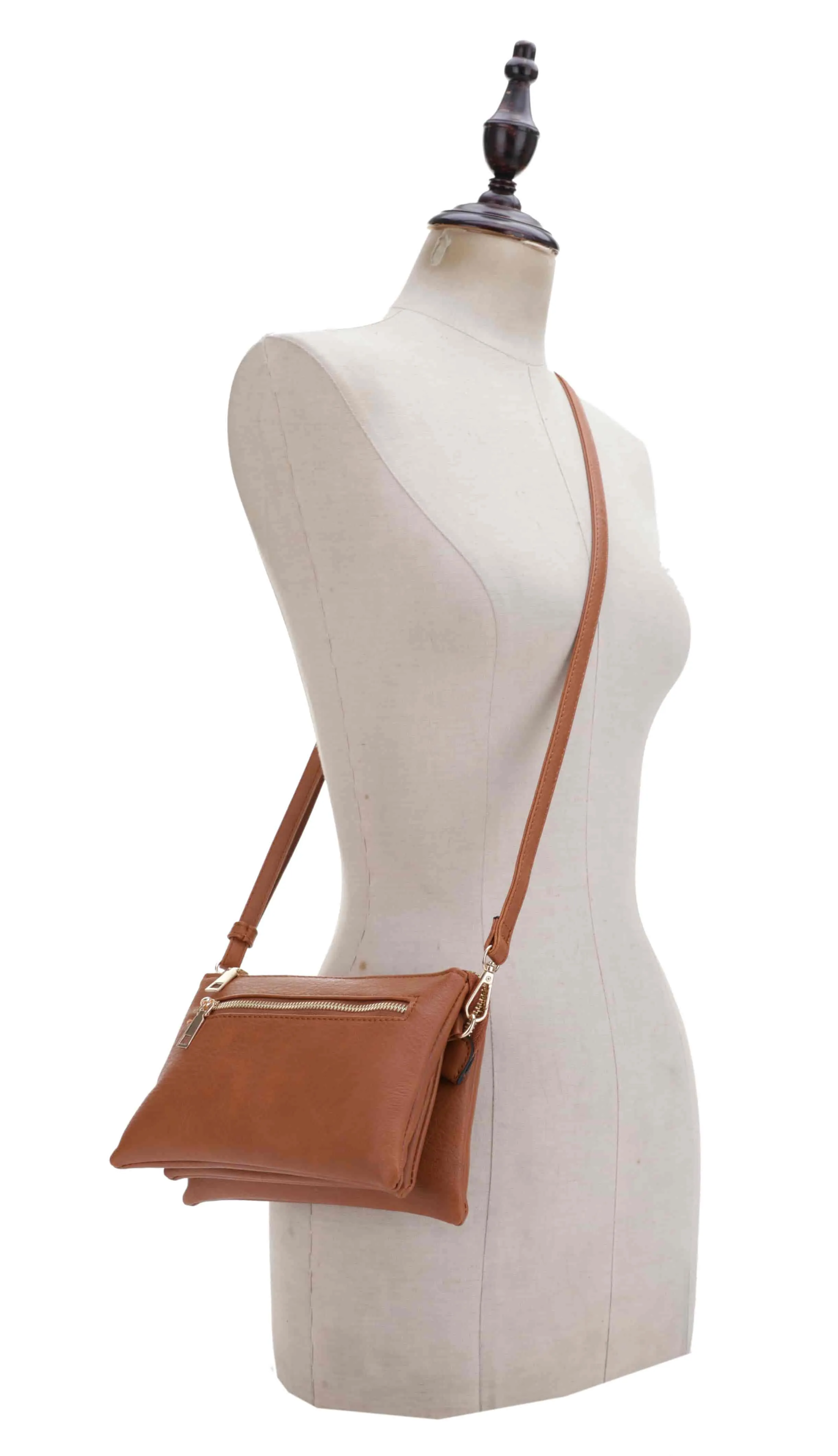Callie Crossbody with Front Zipper Pocket