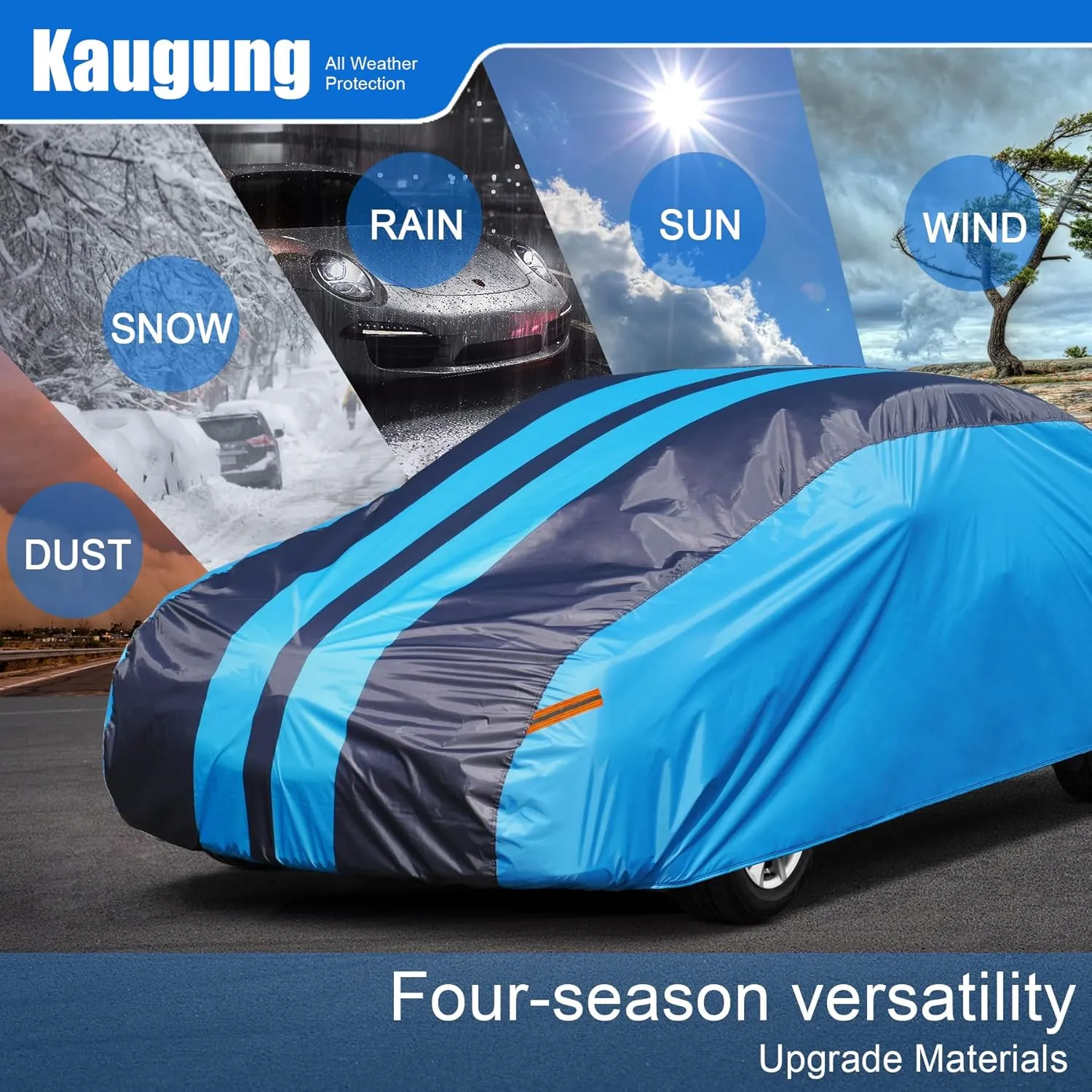 Car Cover Waterproof Custom Fit Mercedes Benz SL（1988-2025）, Full Exterior Cover for Automobiles Lightweight Resistant Outdoor SunUV Rain Dust Snow Wind Protection.