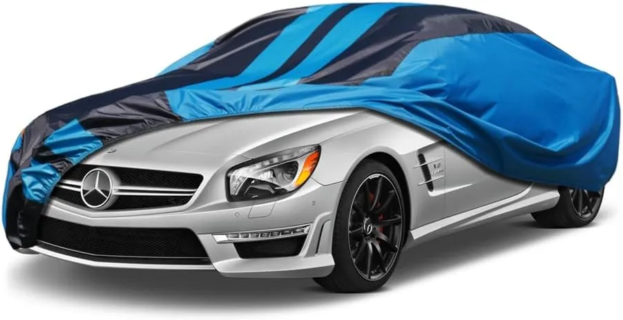 Car Cover Waterproof Custom Fit Mercedes Benz SL（1988-2025）, Full Exterior Cover for Automobiles Lightweight Resistant Outdoor SunUV Rain Dust Snow Wind Protection.