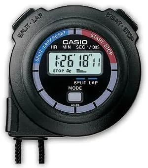 Casio Handheld Stopwatch Timer Model HS-3V-1R by Casio
