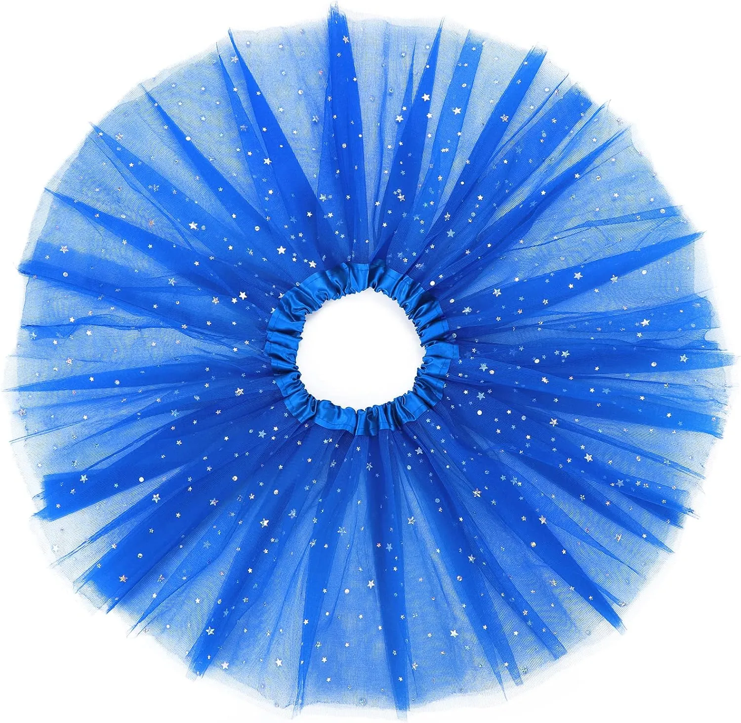 Century Star Sparkle Tutu for Toddler Girls 2 Pack Ballet Dance Skirt Princess Baby Kid Dress up Birthday Party 3 Layers 2-8T