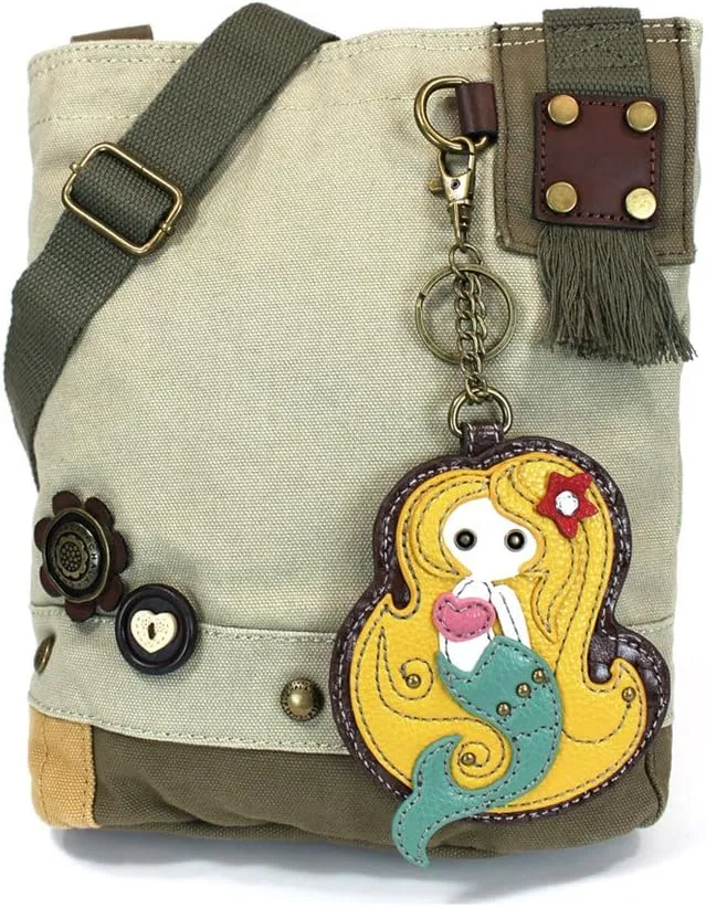 Chala Patch Crossbody Bag - Mermaid - Sand