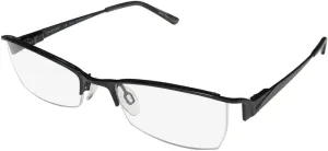 CHARMANT 12068 Womens/Ladies Cat Eye Half-rim Titanium Flexible Hinges Eyeglasses/Glasses