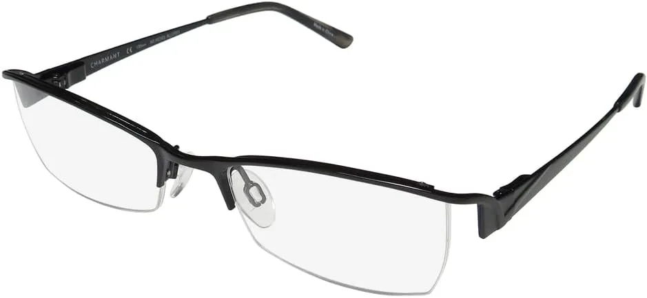 CHARMANT 12068 Womens/Ladies Cat Eye Half-rim Titanium Flexible Hinges Eyeglasses/Glasses