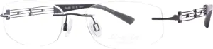 Charmant Line Art Women's Eyeglasses XL2012 XL/2012 BK Black Optical Frame 51mm