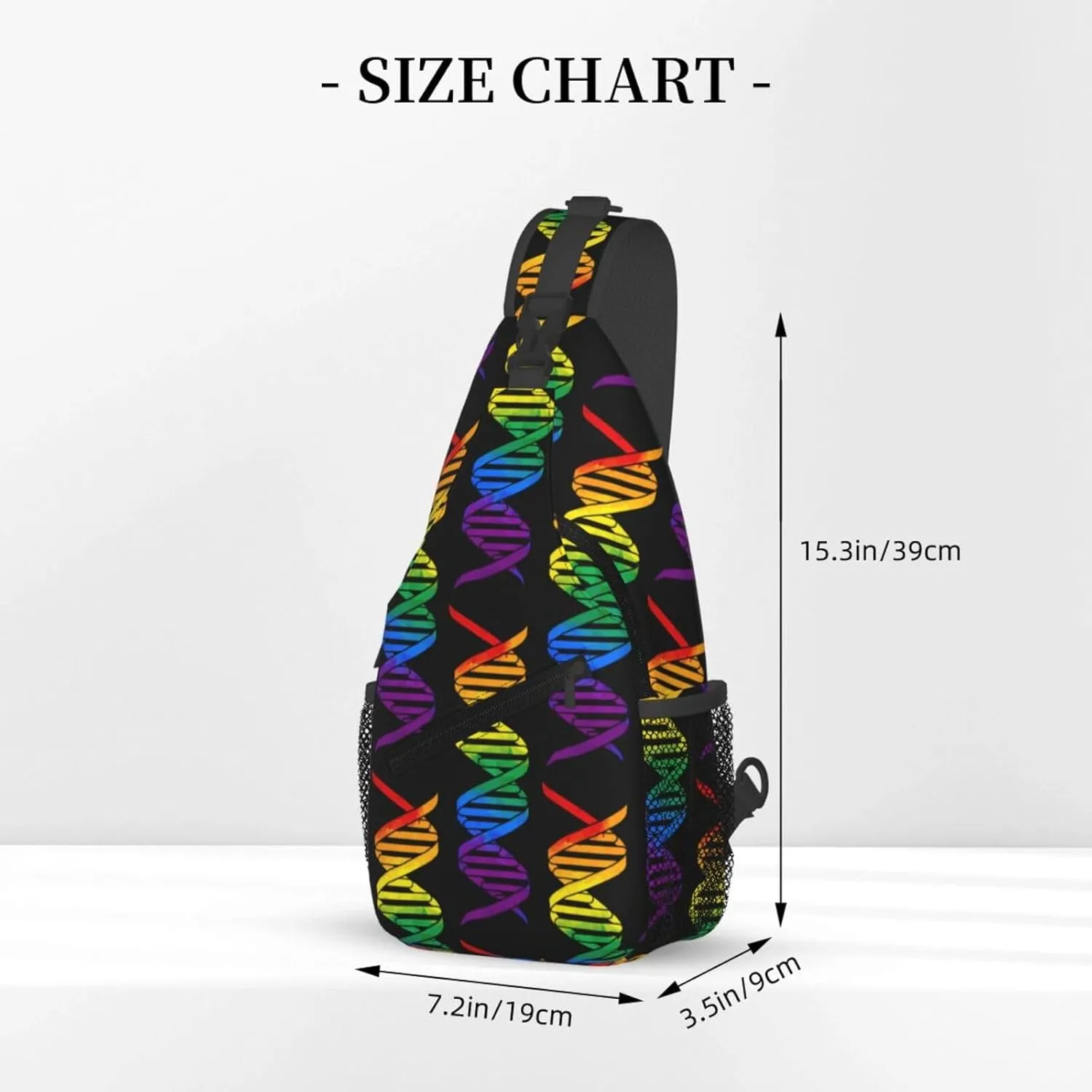 Chest Sling Bag Crossbody Shoulder Backpack Bag Gym Cycling Travel Hiking Daypack Cross Bag