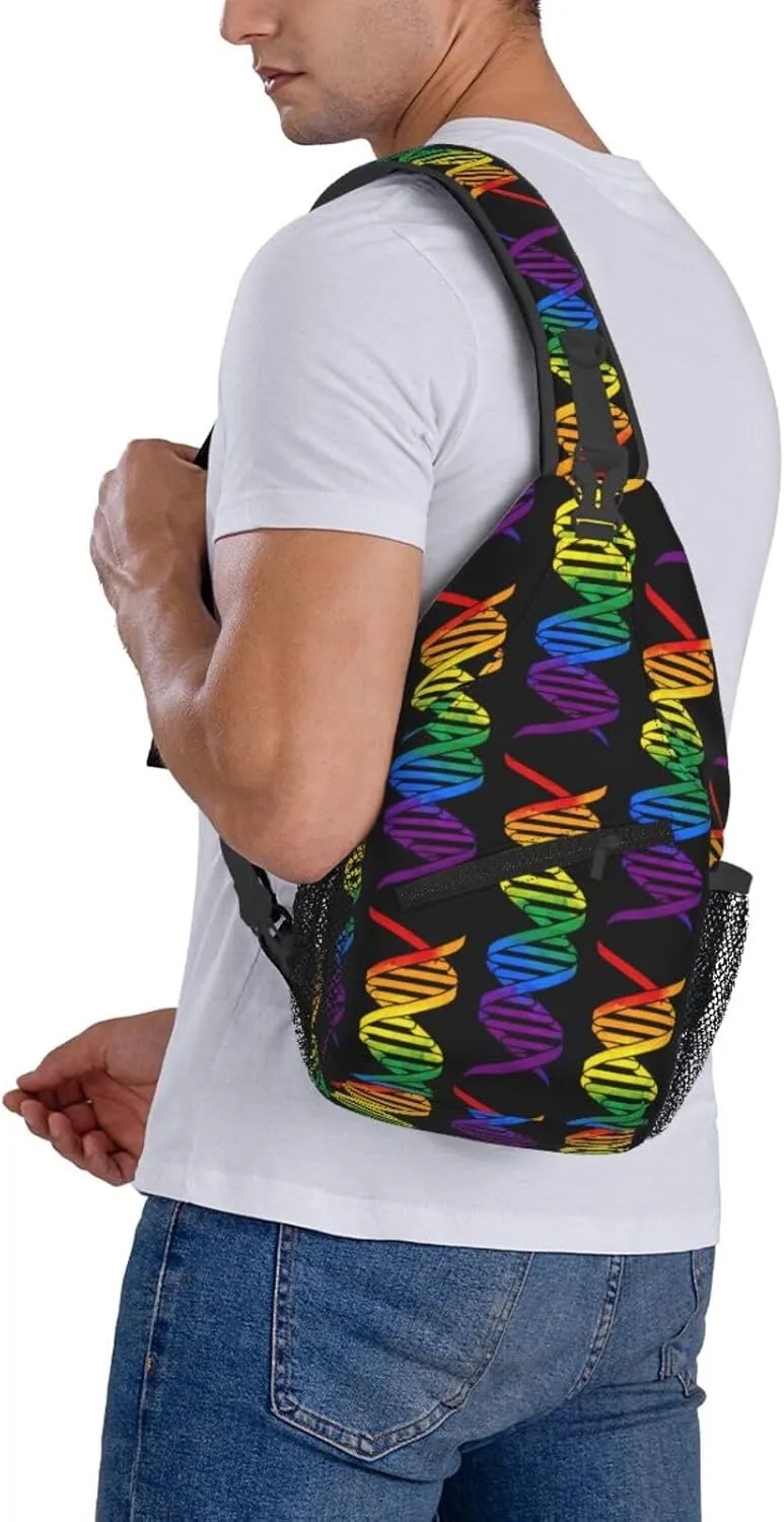 Chest Sling Bag Crossbody Shoulder Backpack Bag Gym Cycling Travel Hiking Daypack Cross Bag