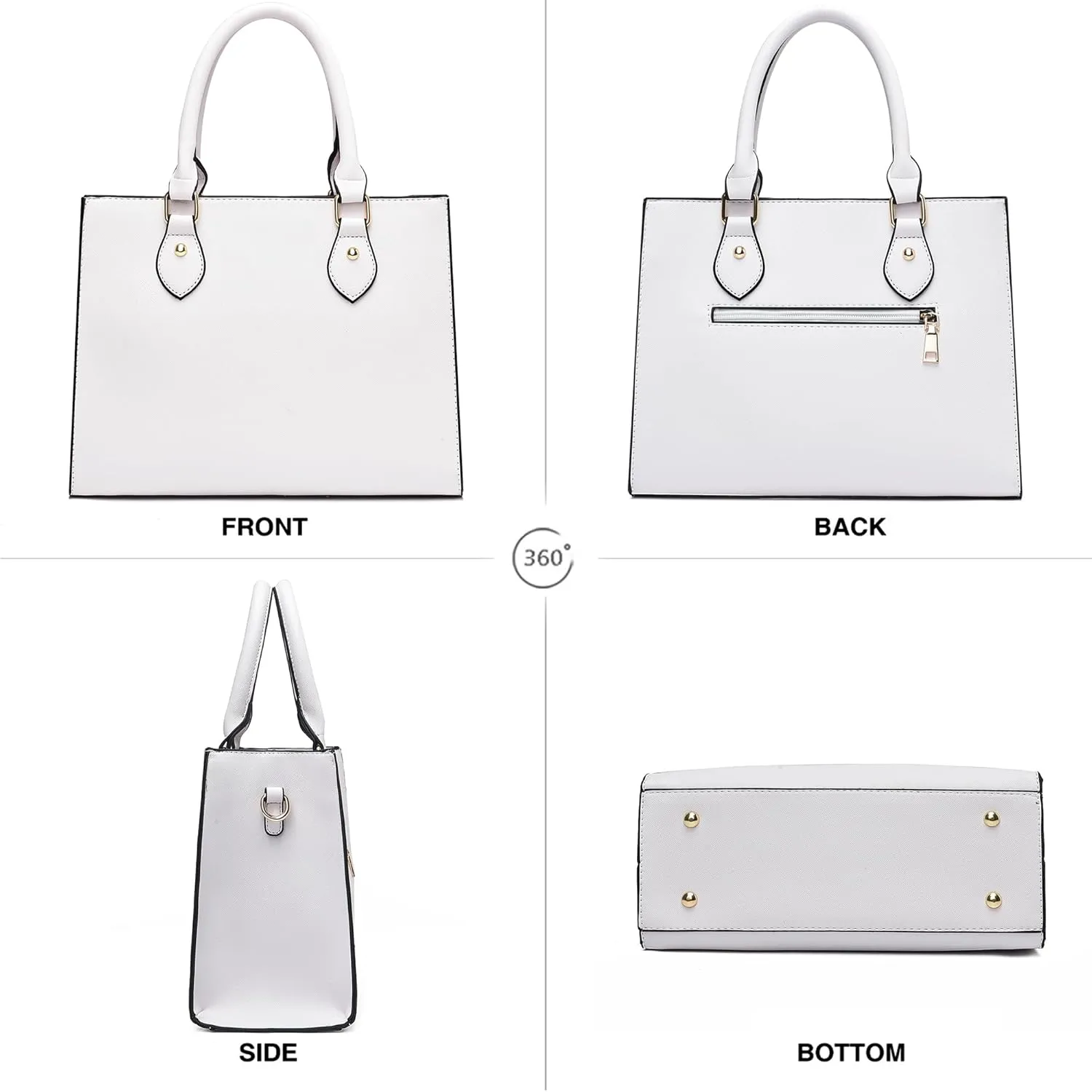 CHICAROUSAL Crossbody Purses and Handbags for Women PU Leather Tote Top Handle Satchel Shoulder Bags