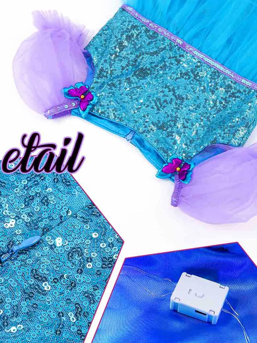 Children's Blue Sequin Dress