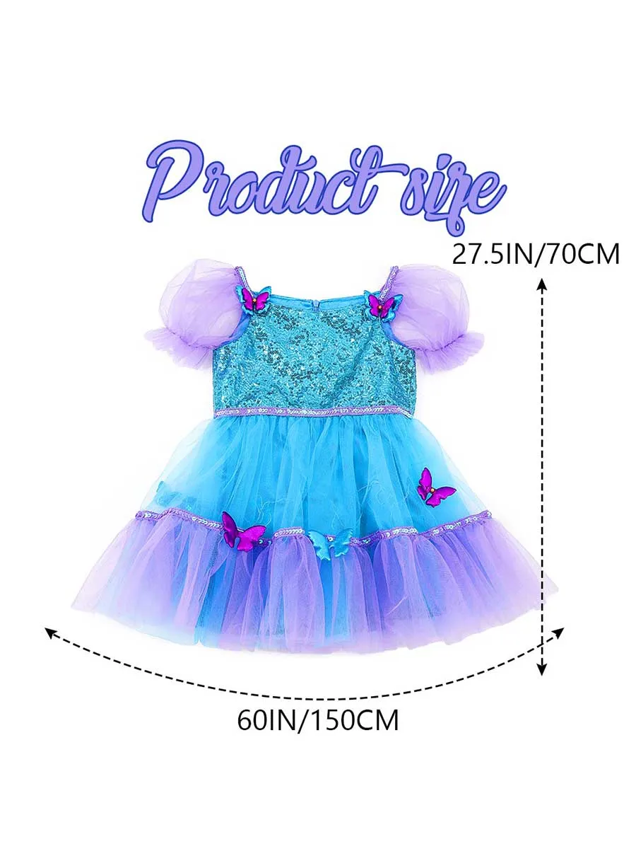 Children's Blue Sequin Dress