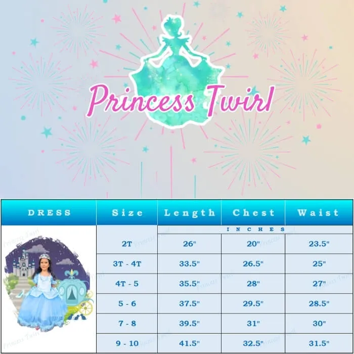 Cinderella-Inspired Princess Dress for Girls' Birthdays and La Cenicienta Celebrations