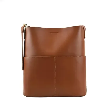 Classic Leather Bucket Bag - Timeless Design with Adjustable Strap and Roomy Interior for Everyday Use and Versatile Style