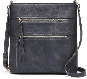 Cnoles Crossbody Bags for Women Trendy Fashion Shoulder Bag Vegan Soft Leather Purse For Ladies With Adjustable Strap
