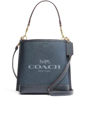Coach Mollie Bucket Bag 22 With Coach Denim Multi