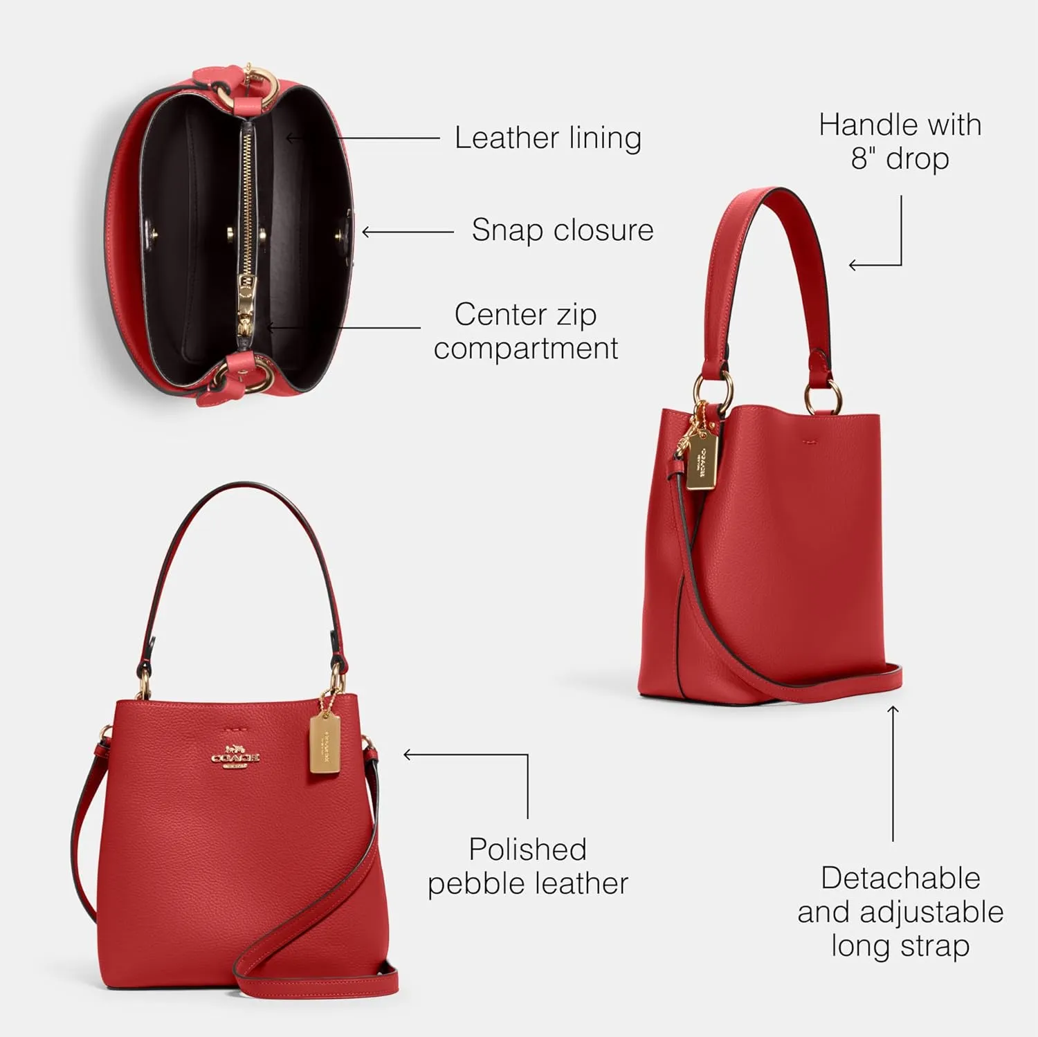 Coach Women's Small Town Bucket