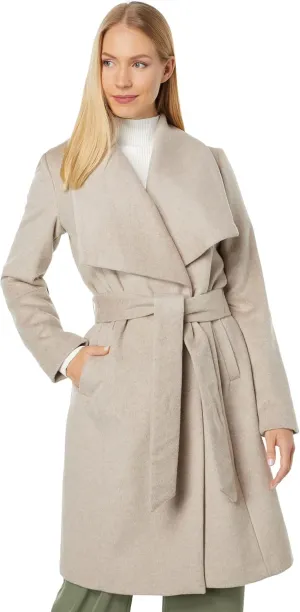 Cole Haan womens Belted Wool Classically Elegant Coat for Year-round Style (Standard and Plus Size
