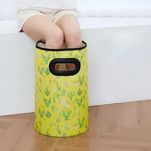 Collapsible Bucket,Portable Foldable Bucket Water Container Wash Basin for Fishing,Camping,Gardening, Travel,Outdoor Activities,Lightweight & Durable,Space-Saving ( Color : Yellow , Size : 15L )