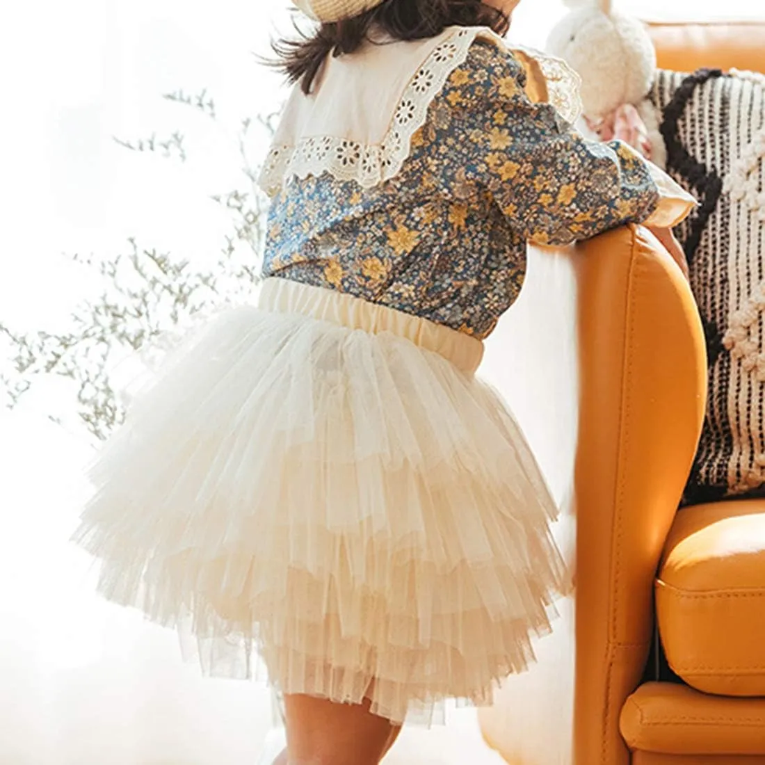 Colorful Childhood Baby Girls' Tutu Skirt Toddler 6 Layered Tulle Tutus 1-8T