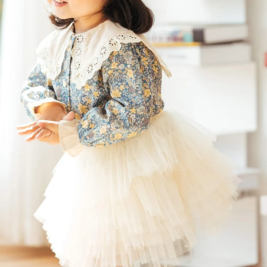 Colorful Childhood Baby Girls' Tutu Skirt Toddler 6 Layered Tulle Tutus 1-8T