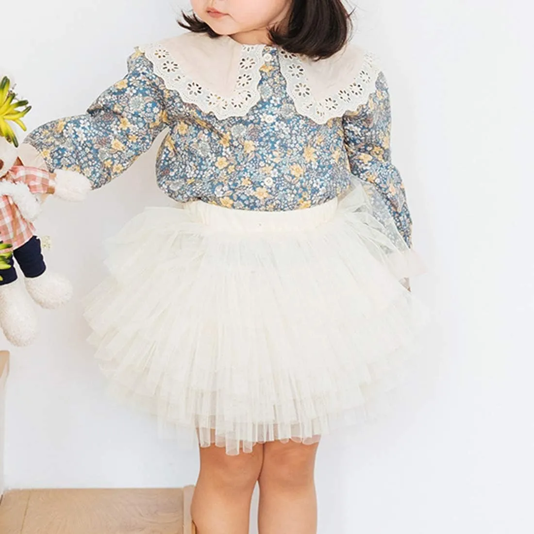 Colorful Childhood Baby Girls' Tutu Skirt Toddler 6 Layered Tulle Tutus 1-8T
