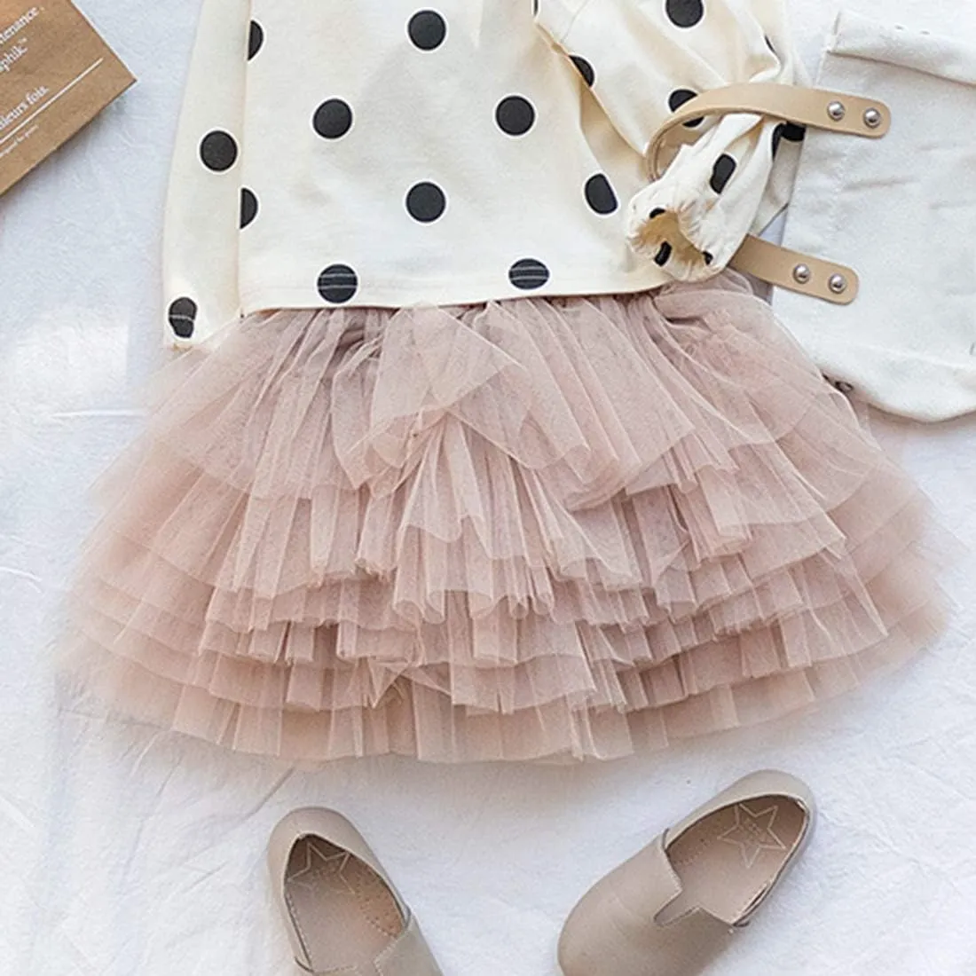 Colorful Childhood Baby Girls' Tutu Skirt Toddler 6 Layered Tulle Tutus 1-8T