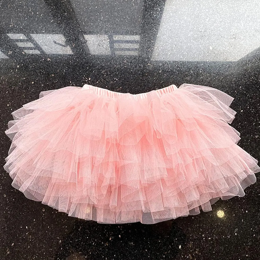 Colorful Childhood Baby Girls' Tutu Skirt Toddler 6 Layered Tulle Tutus 1-8T
