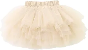 Colorful Childhood Baby Girls' Tutu Skirt Toddler 6 Layered Tulle Tutus 1-8T