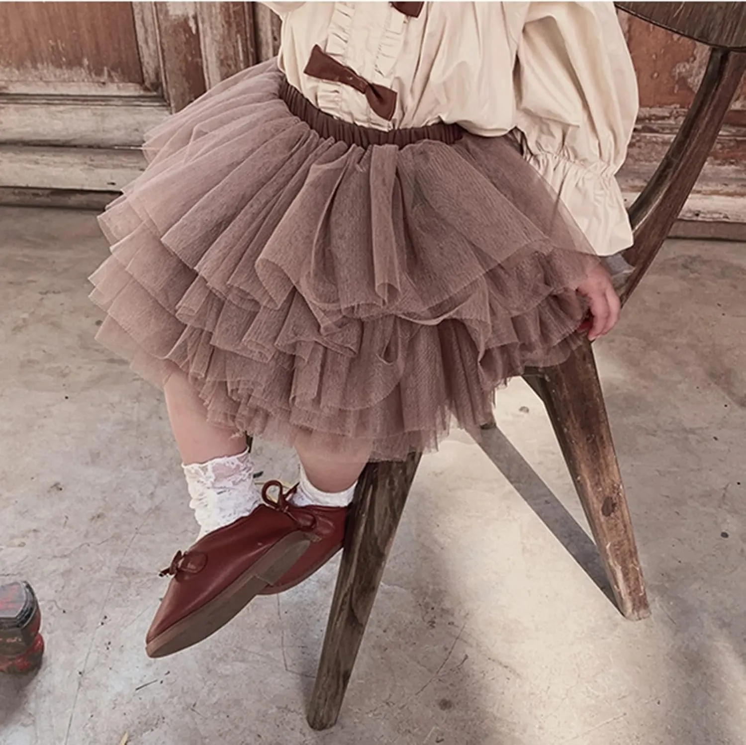 Colorful Childhood Baby Girls' Tutu Skirt Toddler 6 Layered Tulle Tutus 1-8T