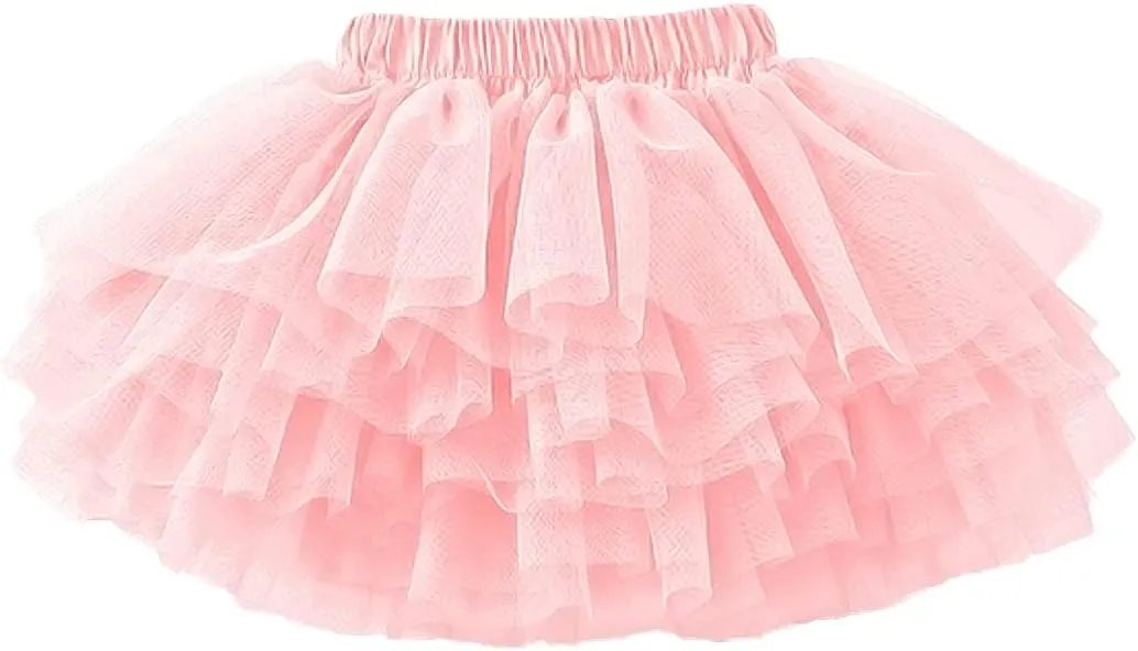 Colorful Childhood Baby Girls' Tutu Skirt Toddler 6 Layered Tulle Tutus 1-8T