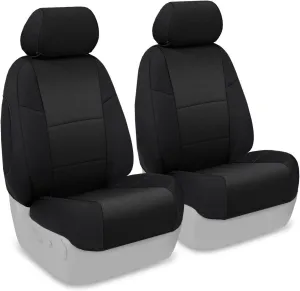 Coverking Front 50/50 Bucket Custom Fit Seat Cover for Select Toyota 4Runner Models - Neosupreme (Black)