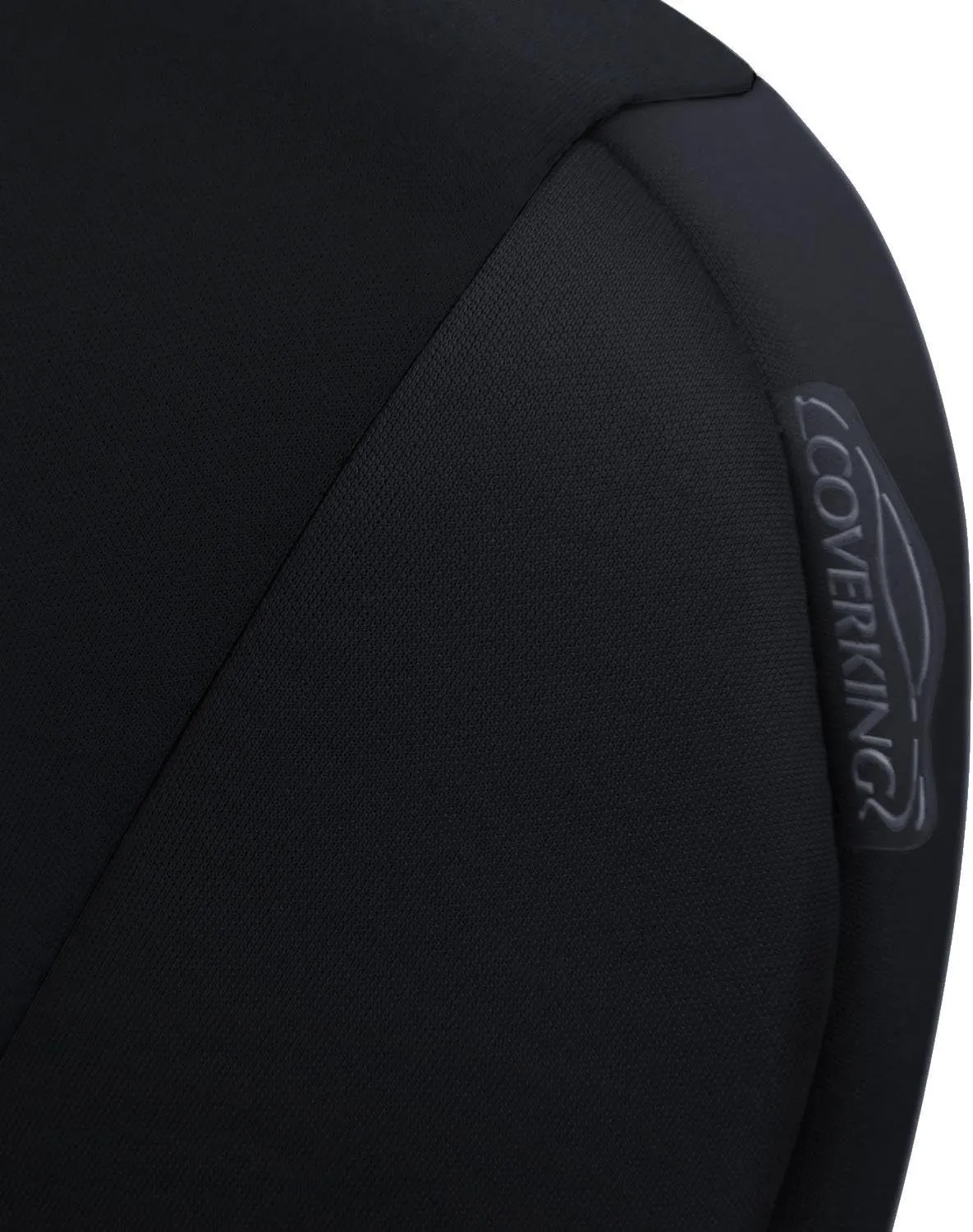 Coverking Front 50/50 Bucket Custom Fit Seat Cover for Select Toyota 4Runner Models - Neosupreme (Black)