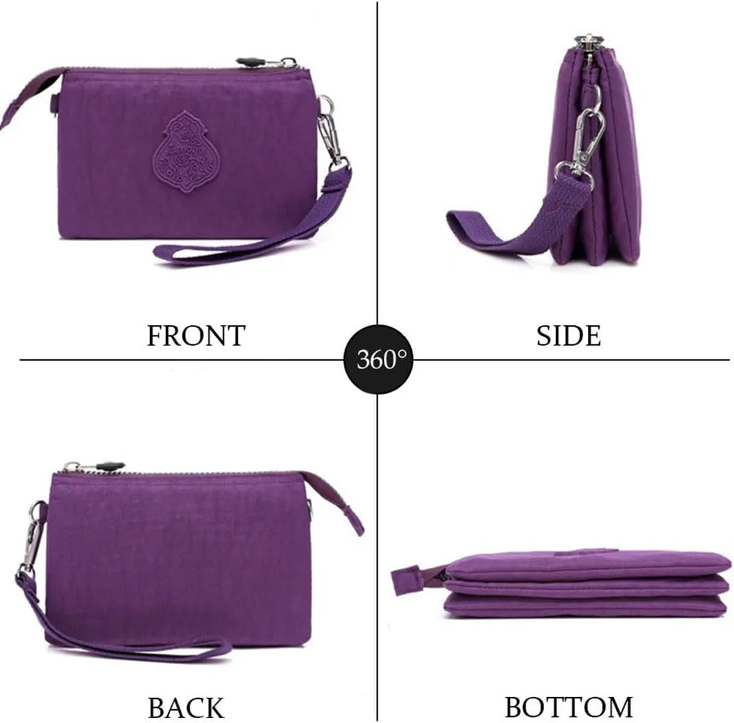 Crossbody Bag for Women Nylon Waterproof Shoulder Handbags Purse Messenger Bag Ladies Travel Bag Pocketbooks