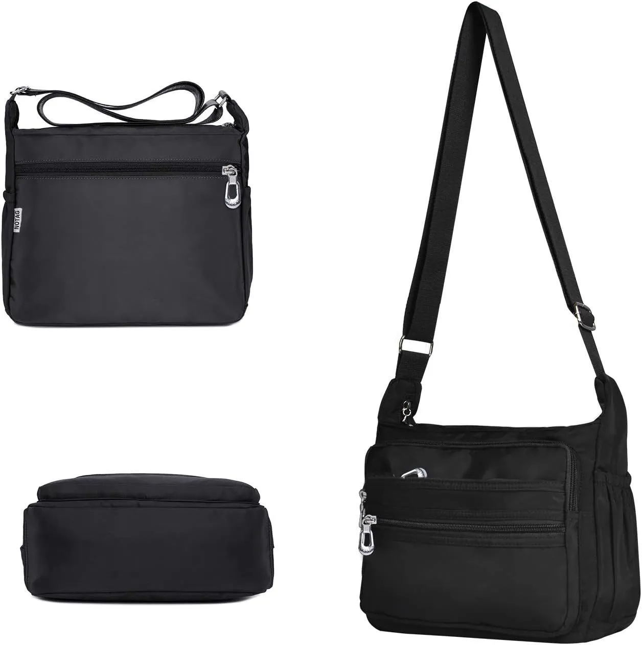 Crossbody Bag for Women Waterproof Shoulder Bag Messenger Bag Casual Nylon Purse Handbag