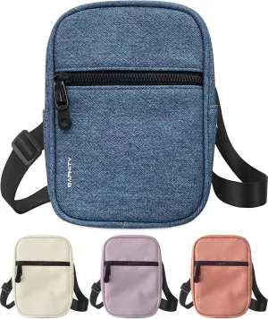Crossbody Bag Sling Purses for Women Trendy, Convertible Multi Position Fanny Back Pack Sling Bag for Women Cross Body - 1.75L(Denim)…