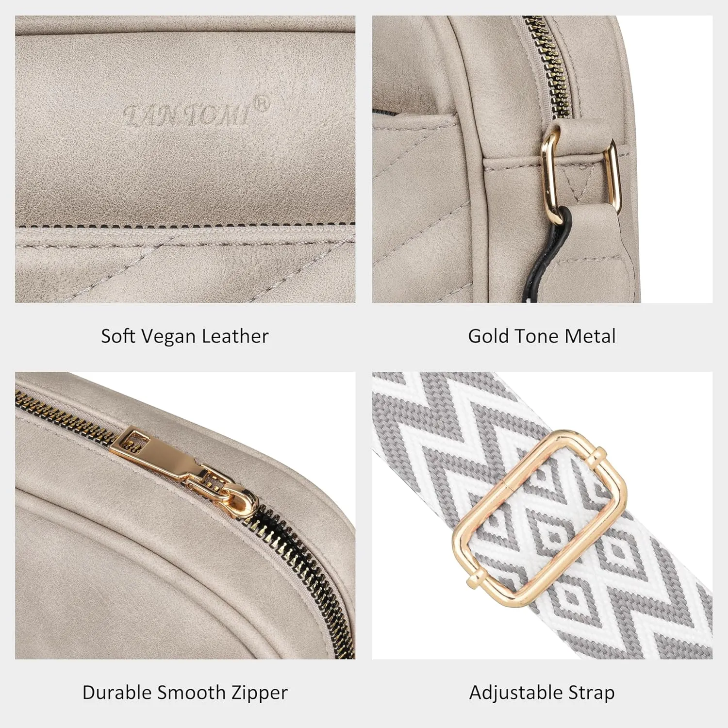 Crossbody Bags for Women Purses for Women Vegan Leather crossbody purse Handbags with Ajustable Strap