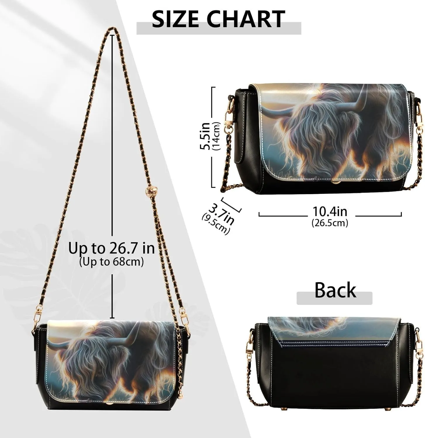 Crossbody Bags for Women Trendy Women's Black Shoulder Bag Small PU Leather Flap Cross Body Bag Handbags