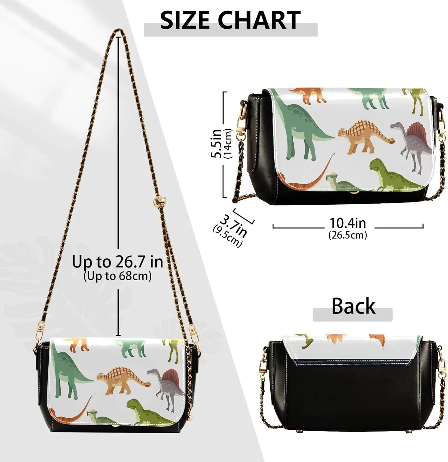 Crossbody Bags for Women Trendy Women's Black Shoulder Bag Small PU Leather Flap Cross Body Bag Handbags